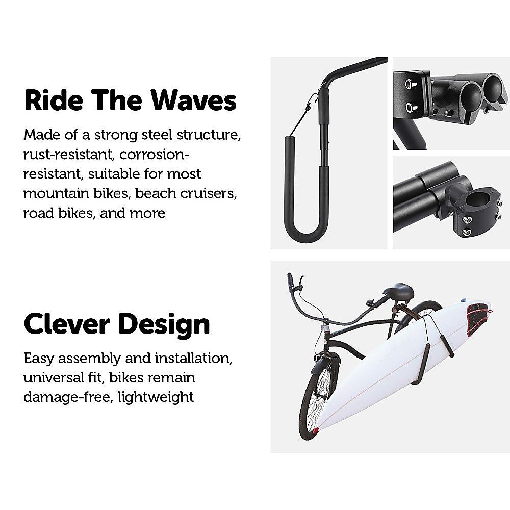 Bicycle Surfboard Rack Carrier