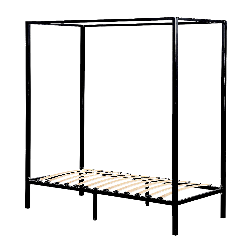 4 Four Poster Single Bed Frame