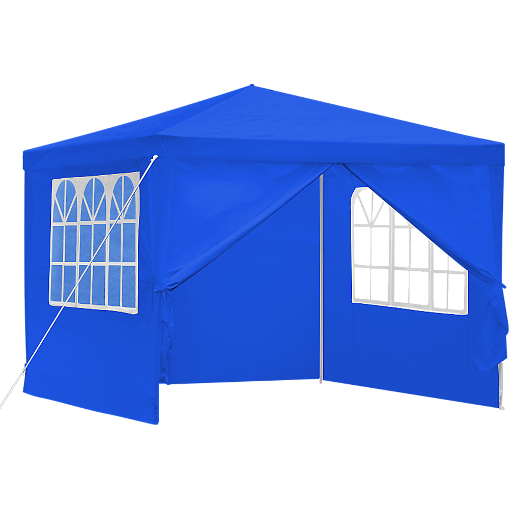 3x3m Gazebo Outdoor Marquee Tent Canopy Blue