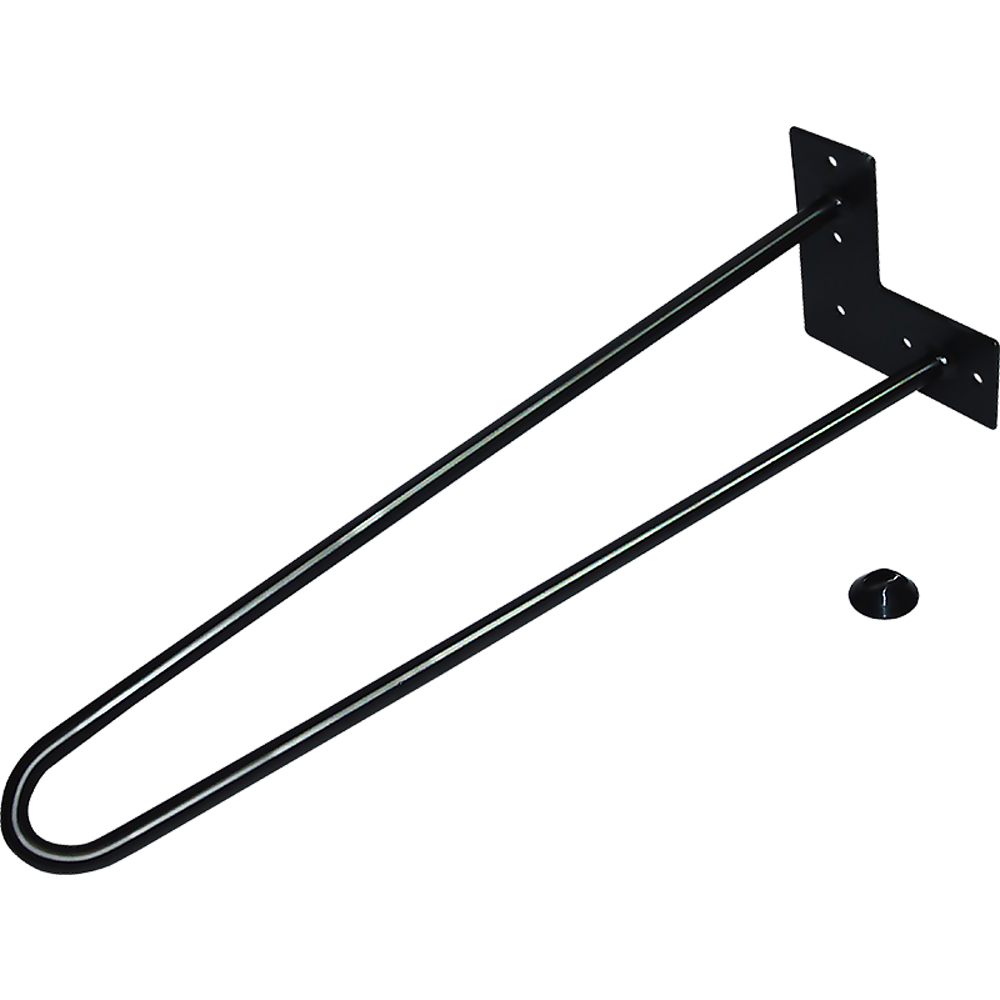 Set of 4 Industrial Retro Hairpin Table Legs 12mm Steel Bench Desk 45cm Leg