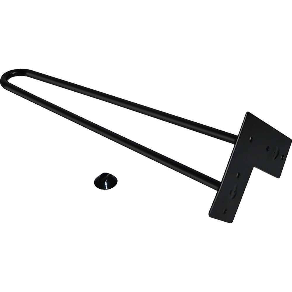 Set of 4 Industrial Retro Hairpin Table Legs 12mm Steel Bench Desk 45cm Leg