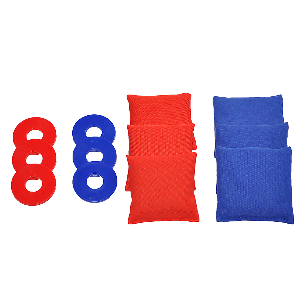2-in-1 Three-Hole Bags and Washer Toss Combo Cornhole Portable Outdoor Games