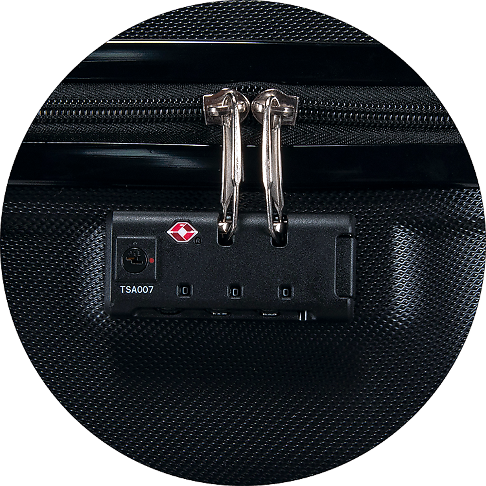 Delegate Suitcases Luggage Set 20" 24" 28" Carry On Trolley TSA Travel Bag