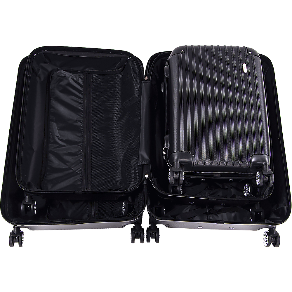 Delegate Suitcases Luggage Set 20" 24" 28" Carry On Trolley TSA Travel Bag