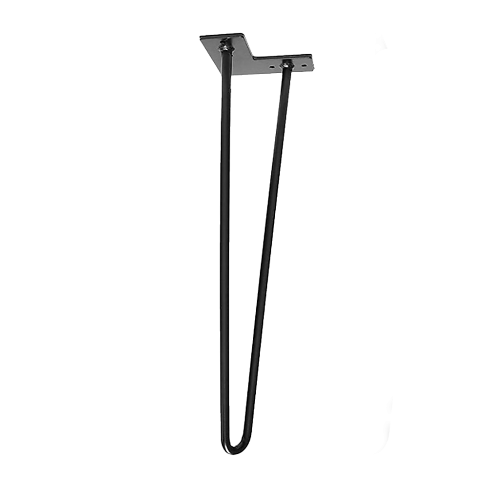 Set of 4 Industrial Retro Hairpin Table Legs 12mm Steel Bench Desk 41cm Leg