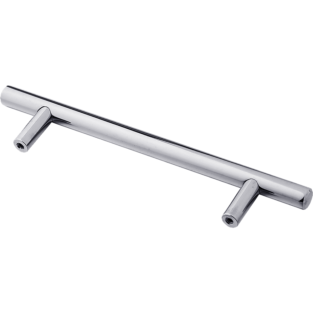 Solid Stainless Steel Polished Chrome Kitchen Cabinet Drawer Pull Door Handles 10-Pack