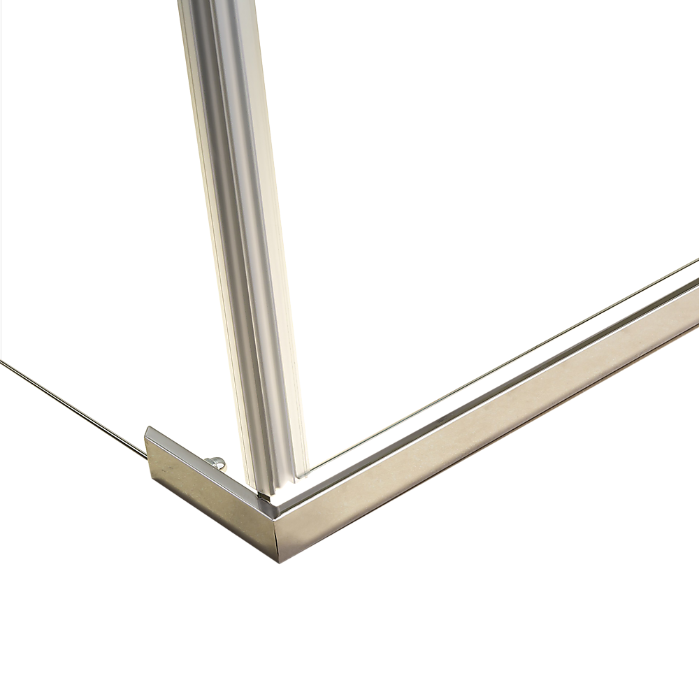 Shower Screen 900x700x1900mm Framed Safety Glass Pivot Door By Della Francesca