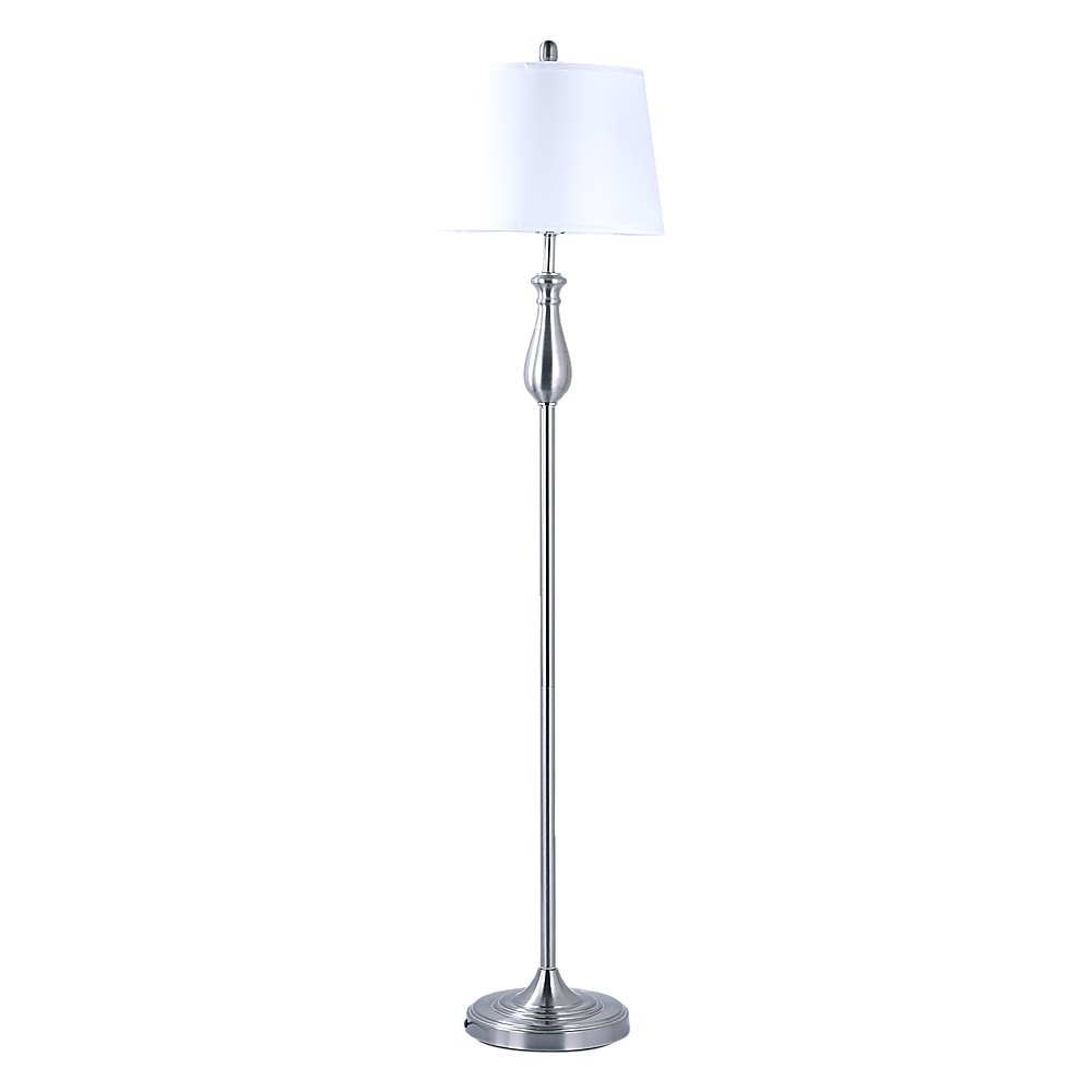 3-Piece Lamp Set Modern Home Living Room Bedroom Nickel Finish