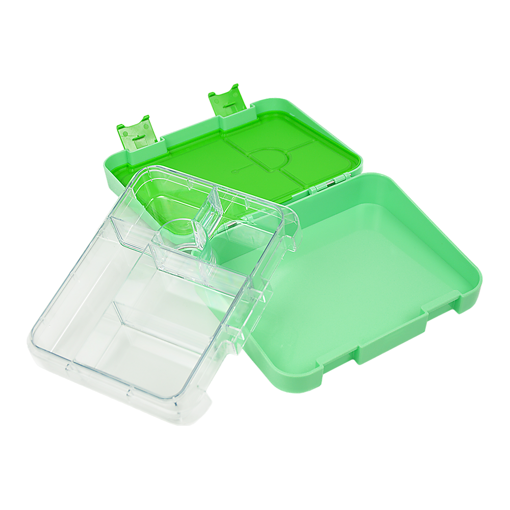 Bento Lunch Box Kids Leakproof Food Container School Picnic - Green