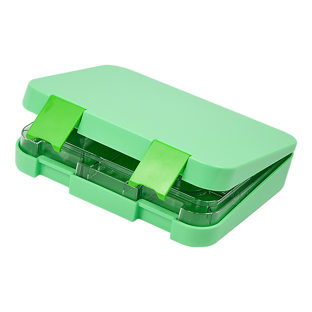 Bento Lunch Box Kids Leakproof Food Container School Picnic - Green