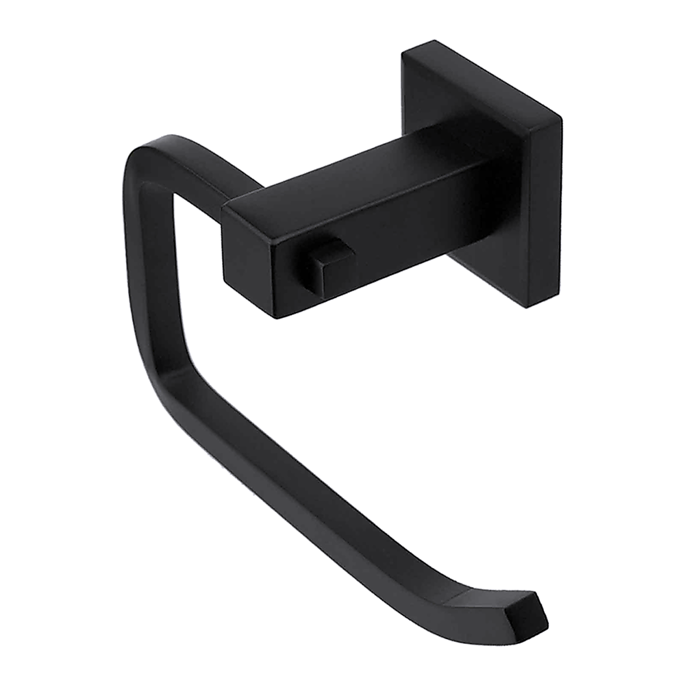 Classic Toilet Paper Holder Matte Black Finish