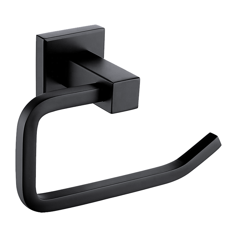 Classic Toilet Paper Holder Matte Black Finish