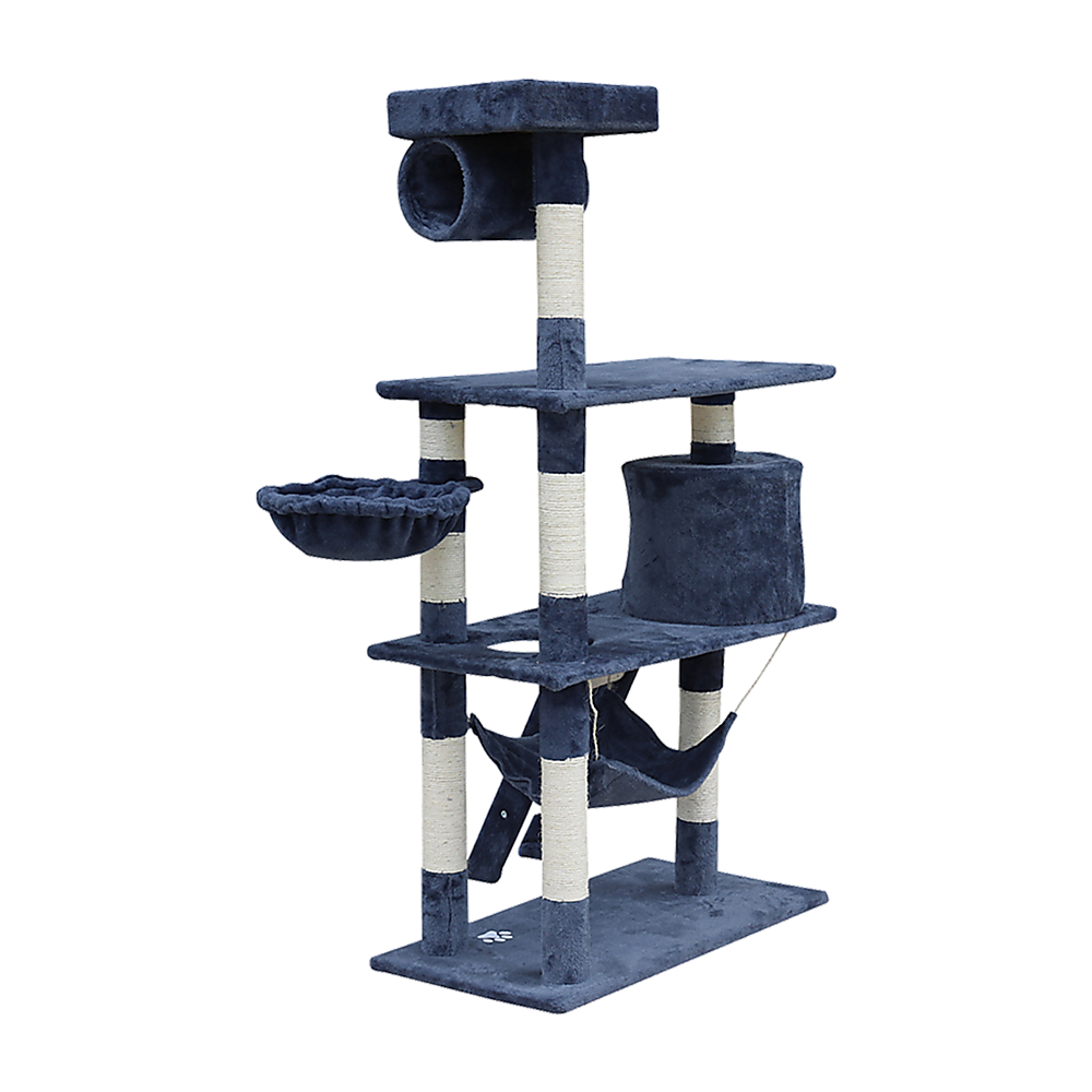 140cm Cat Tree Scratching Post Scratcher Tower Condo House Furniture Wood