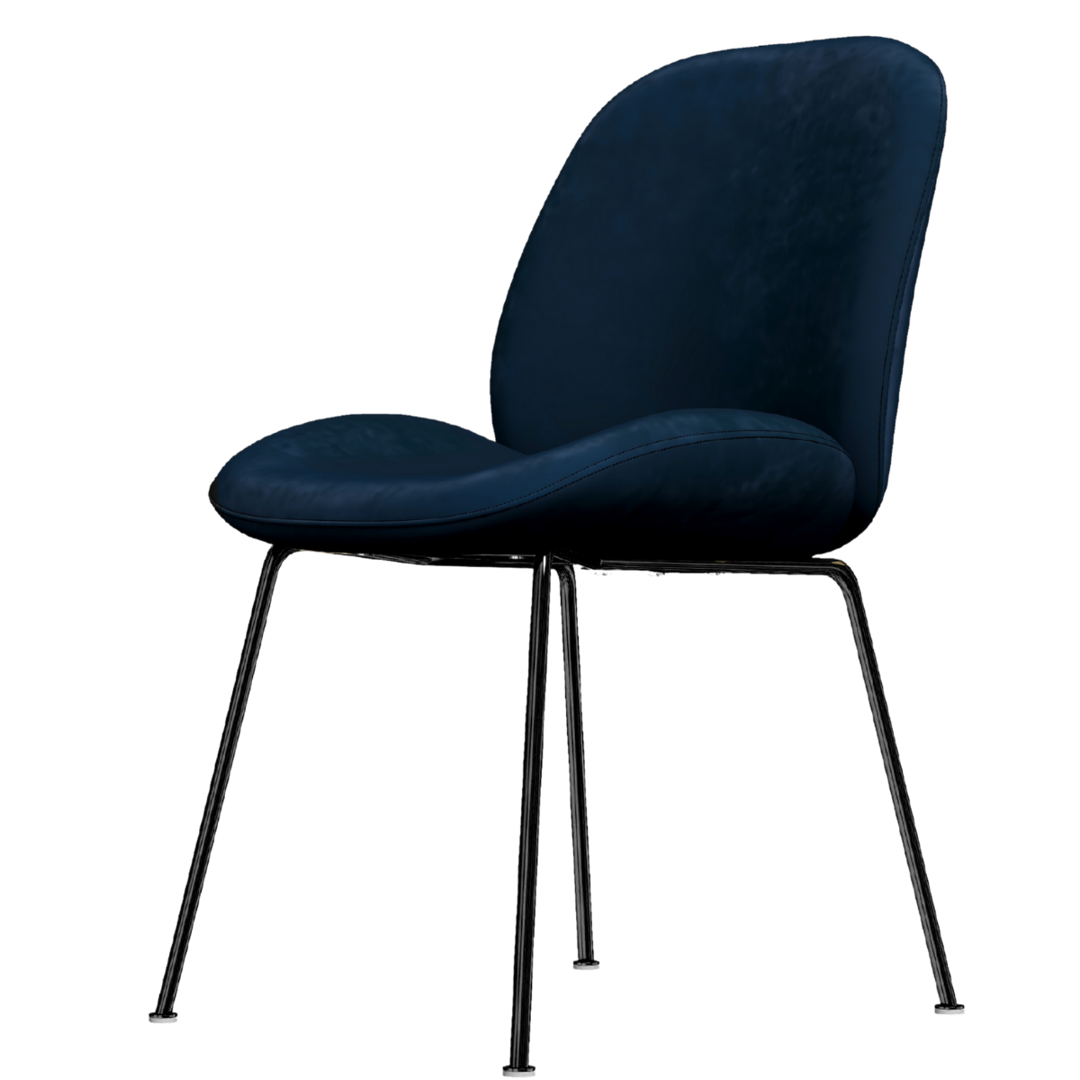 Avery Classic Blue Velvet Dining Chair Set of 2