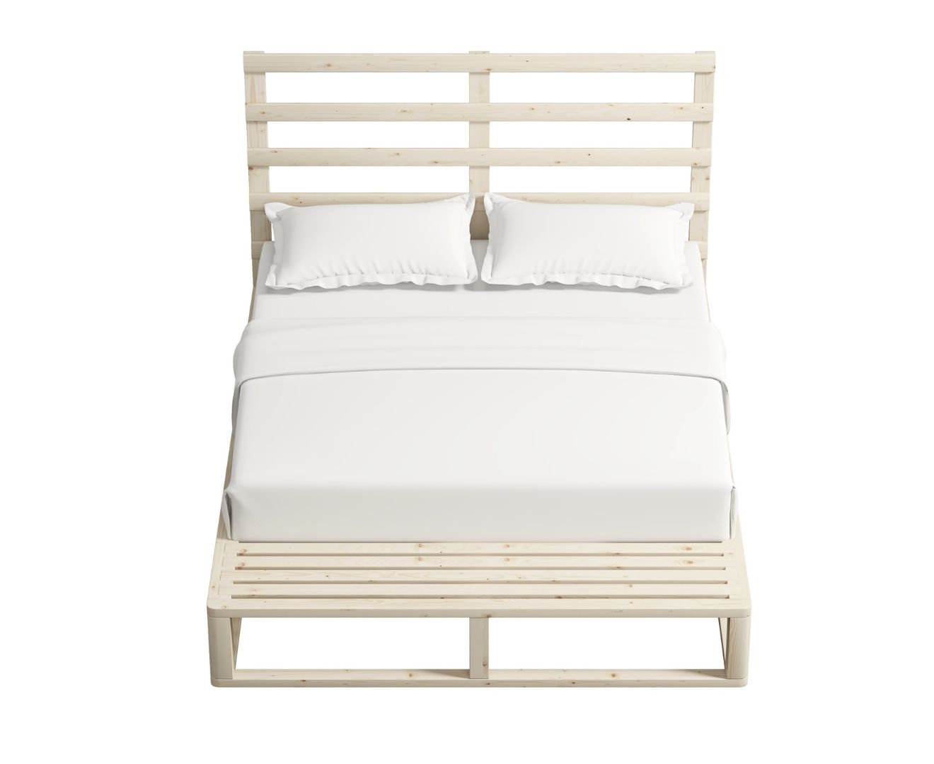 Industrial Coastal Pallet Bed Frame Bed Base King