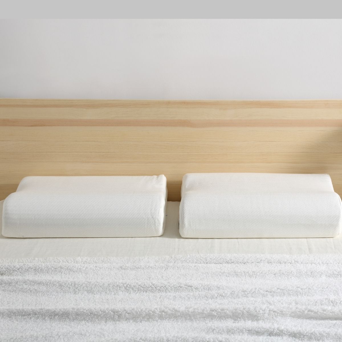 Contoured Pillow Neck Support Memory Foam in Charcoal