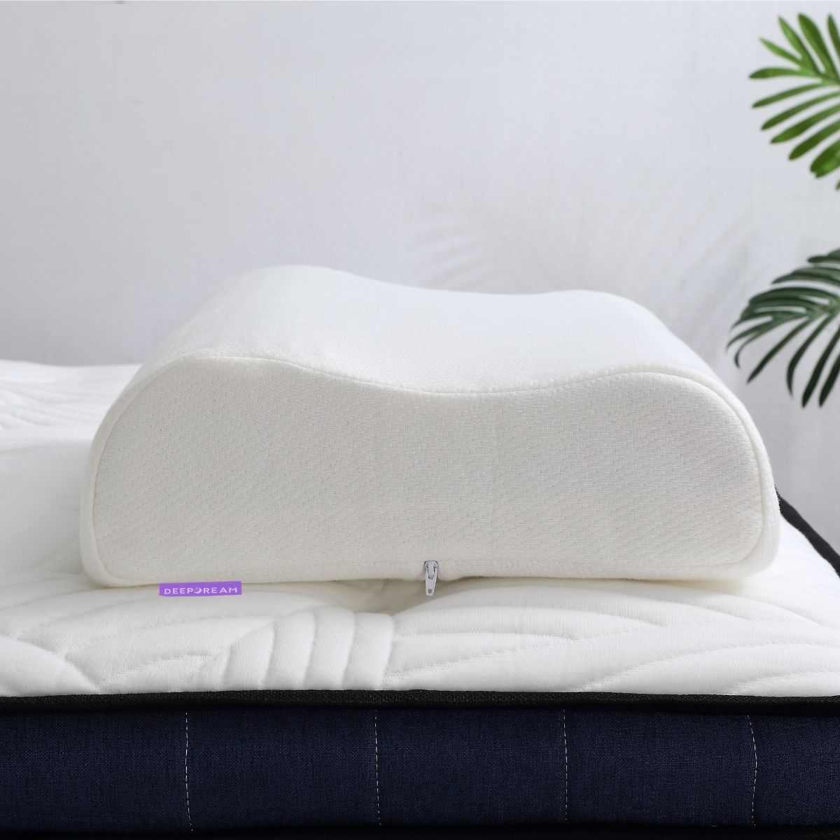 Contoured Pillow Neck Support Memory Foam in Lavender