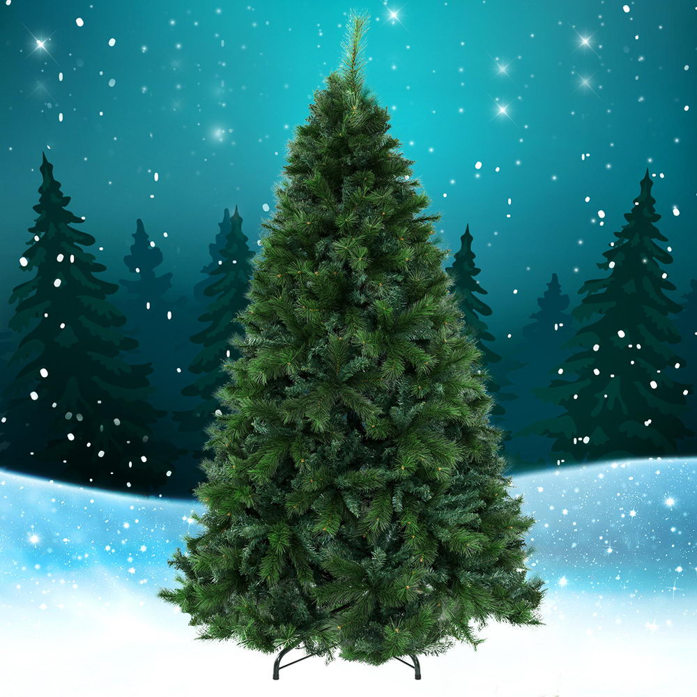 Jingle Jollys Christmas Tree 1.8M 6FT Xmas Decoration Green Home Decor 1024 Tips
