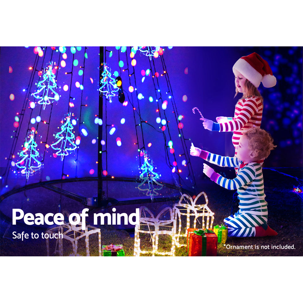 2.1M Christmas Tree 264 LED Solar Jingle Jollys
