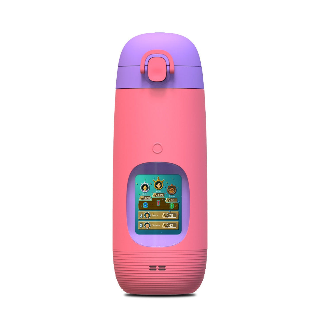Gululu Talk the Interactive Smart Water Bottle & Health Tracker for Kids - Pink